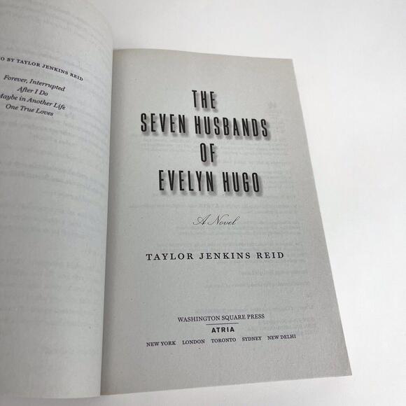 The Seven Husbands of Evelyn Hugo A Novel Taylor Jenkins Reid Fiction Paperback - Picture 8 of 9